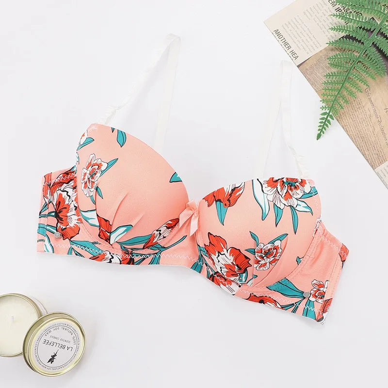Ensemble de soutien-gorge à armatures et culotte pour femmes