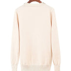 Pull chandails tricotés à manches longues pour femmes