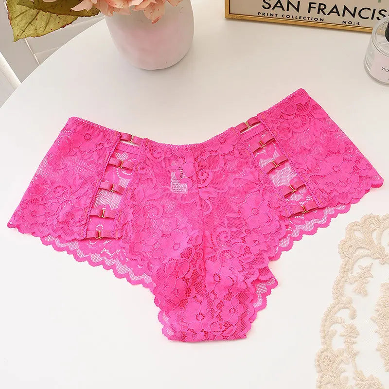 Culottes en dentelle respirante pour femmes