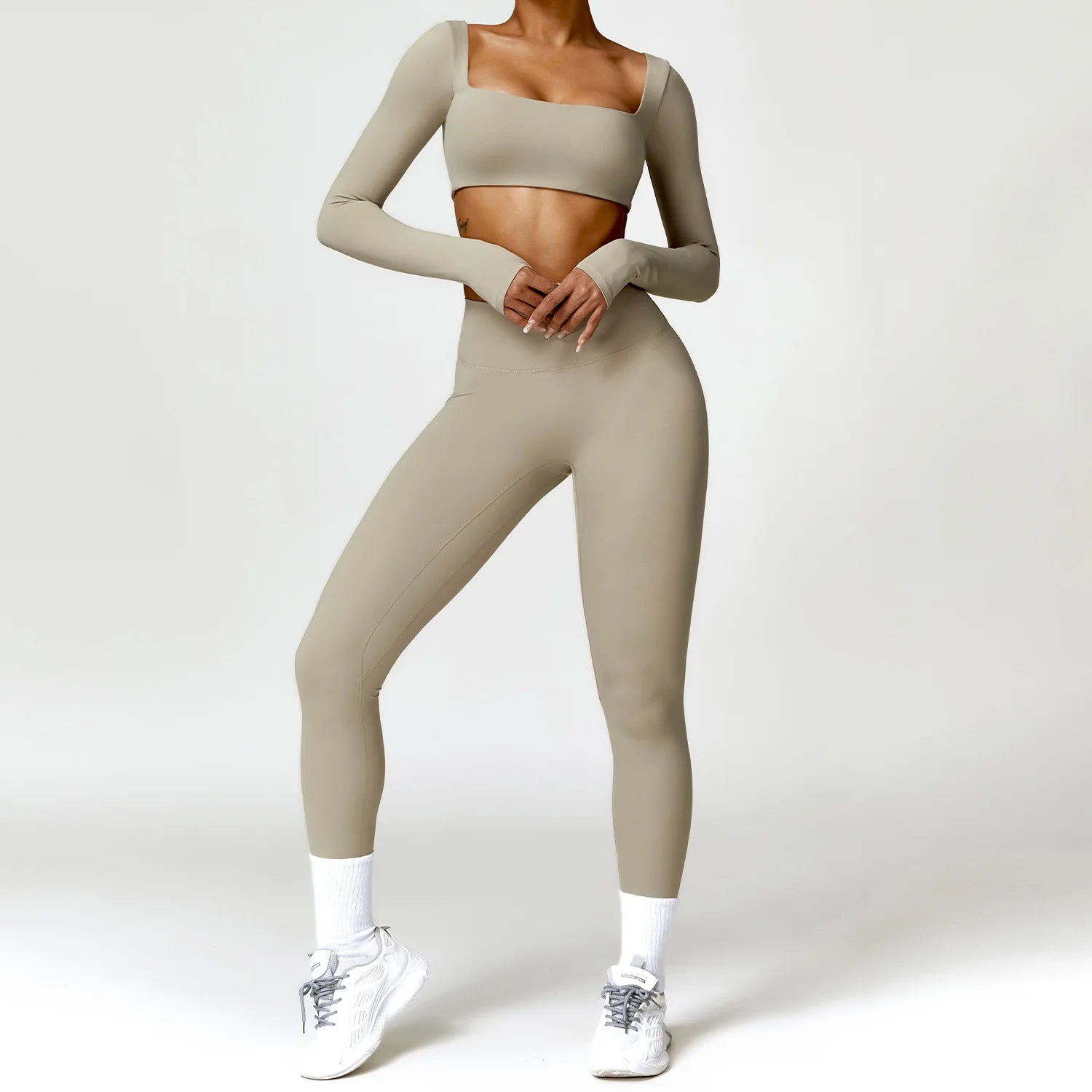 Ensemble 2 pièces de yoga sportif pour femmes