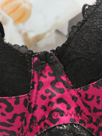 Ensemble de sous-vêtements en dentelle brodée pour femmes