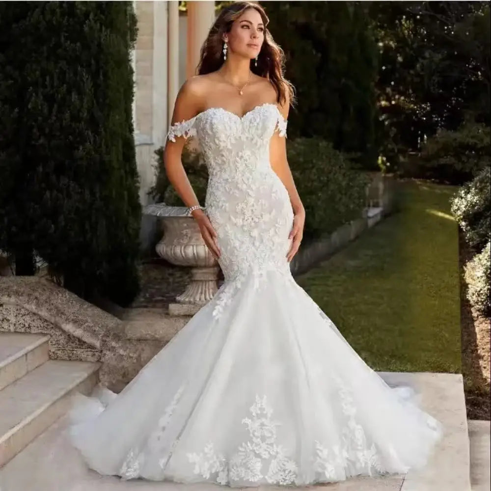 Robes De mariée sirène luxueuses pour femmes