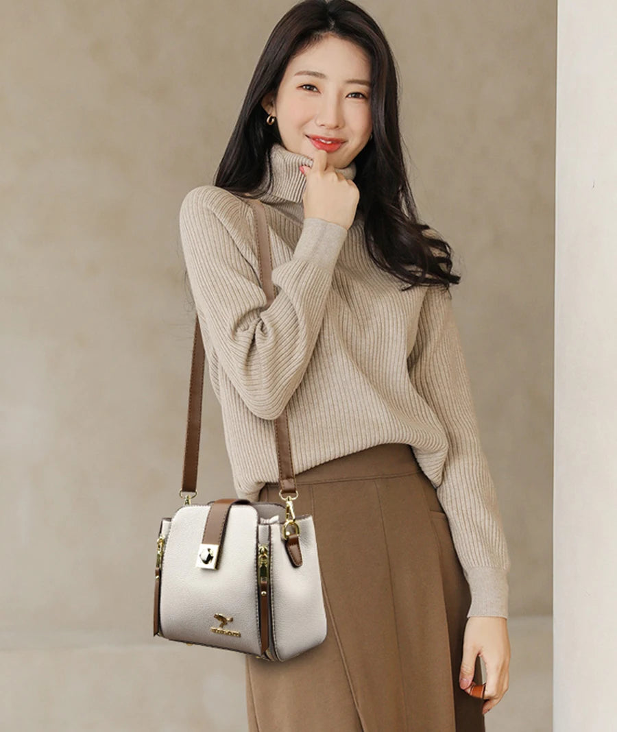 Sac à Main en cuir souple pour femmes