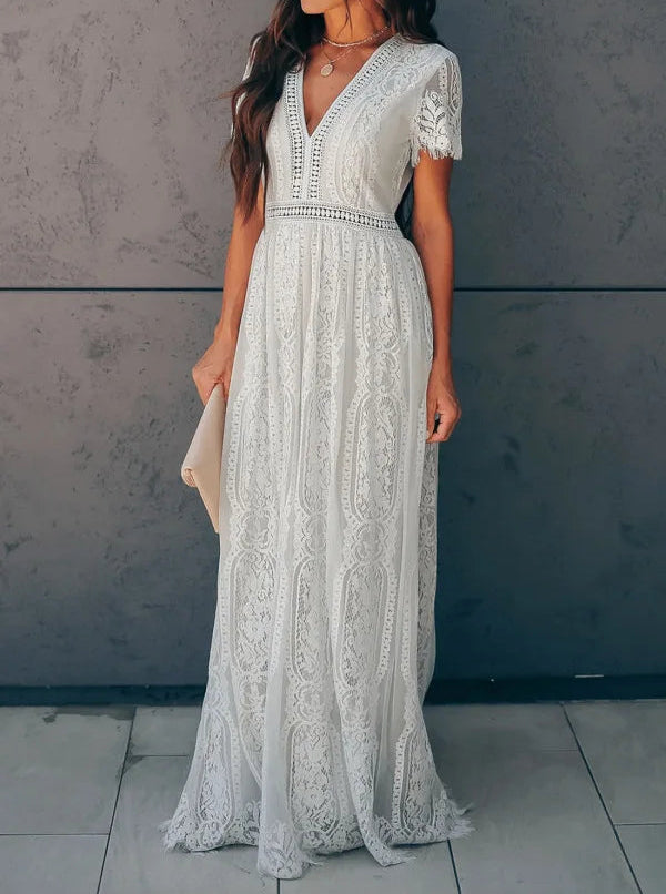 Robe élégante en dentelle pour femmes
