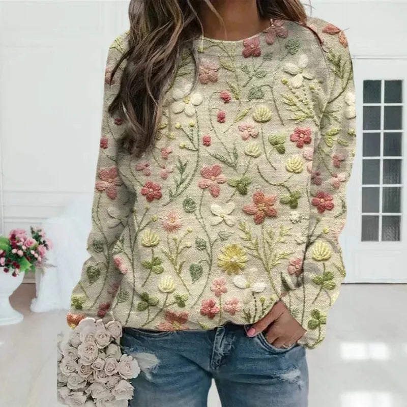 Pull ample et décontracté pour femmes