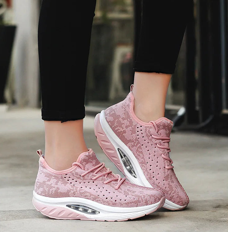 Baskets compensées pour femmes
