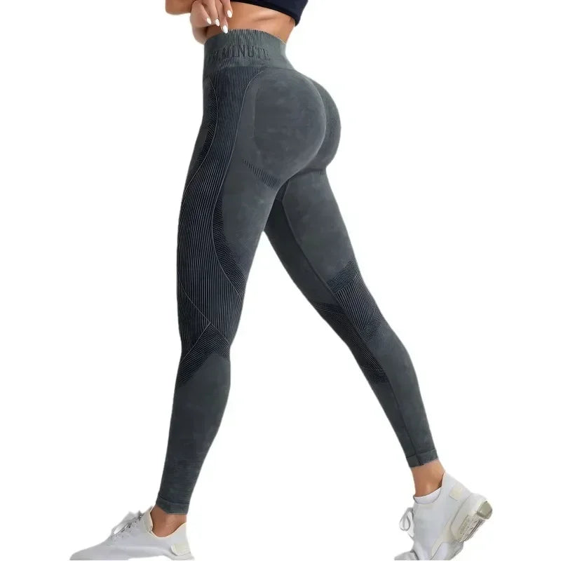 Leggings taille haute sans couture pour femmes