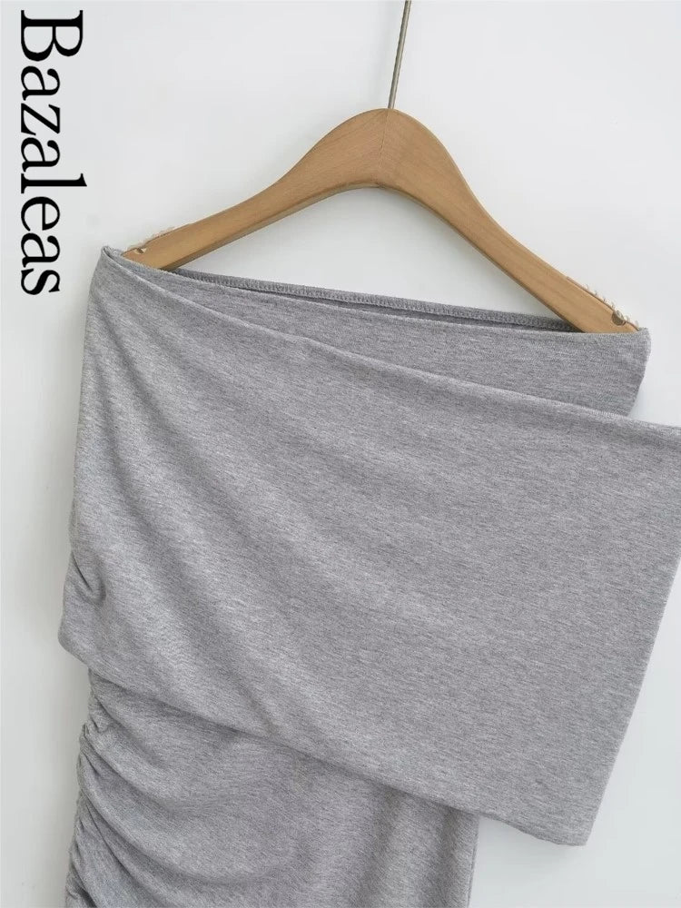 Robe à épaules dénudées pour femmes