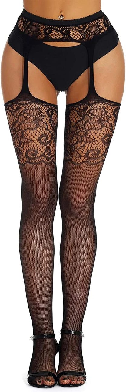 Bas Cuissardes Femme – Style Lingerie
