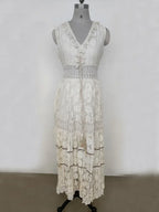 Robe en dentelle pour femmes