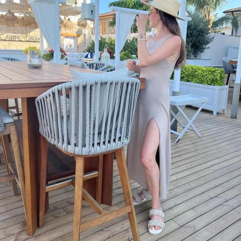 Robe d'été en maille pour femmes
