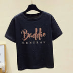 T-shirt à manches courtes pour femmes
