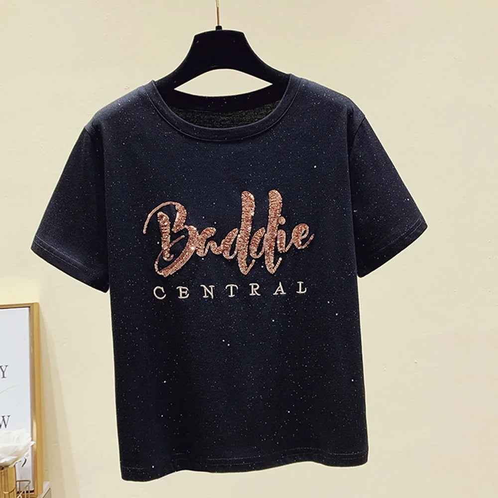 T-shirt à manches courtes pour femmes