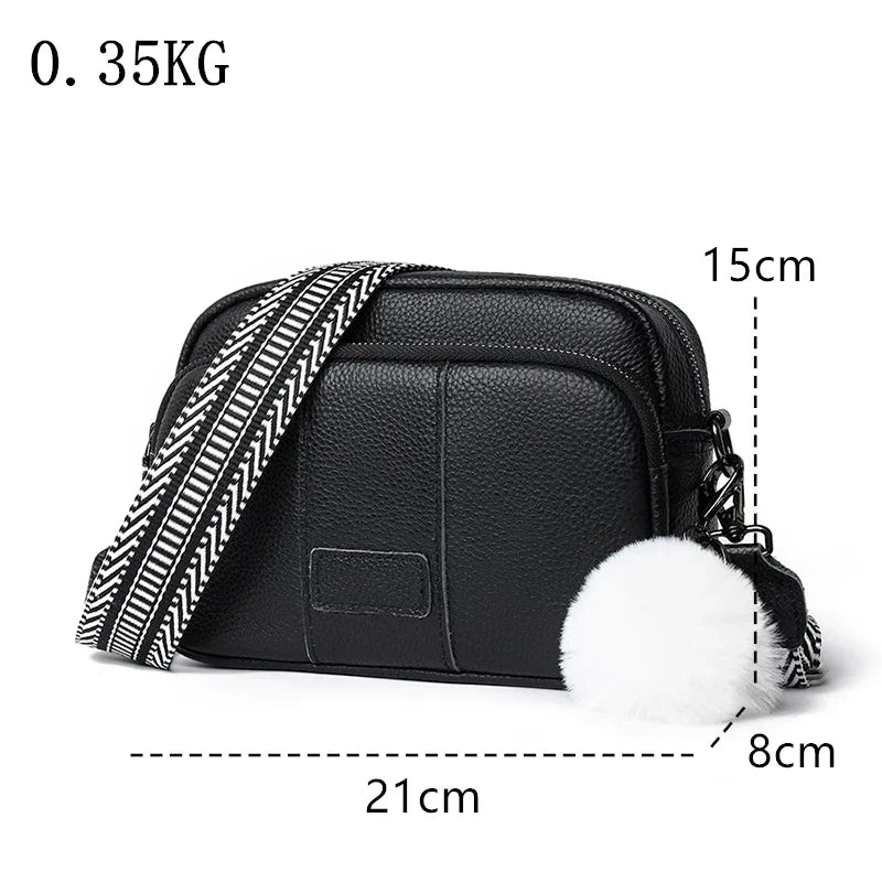 Sac à main en cuir véritable pour femmes