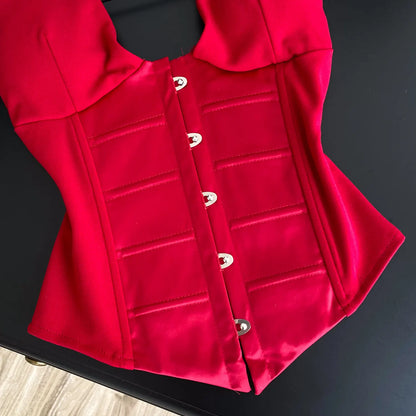 Débardeur Corset Satin Femme – Col Halter