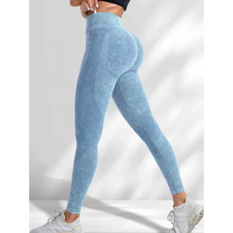 Leggings taille haute sans couture pour femmes
