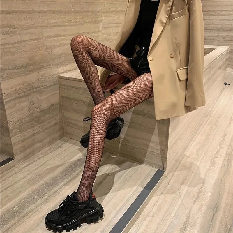 Collants résille floraux sexy pour femmes