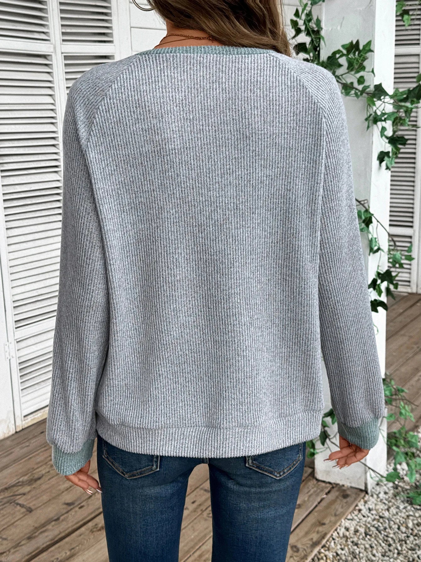Pull décontracté à manches longues pour femmes