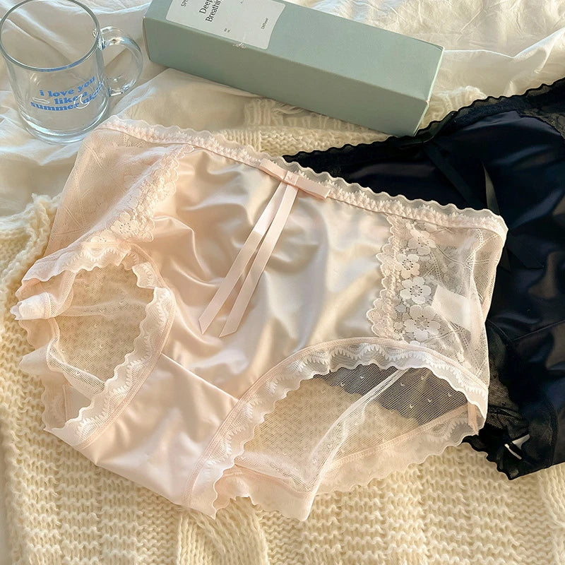 Culotte taille haute transparentes pour femmes