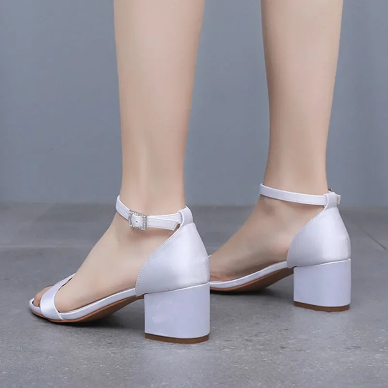 Sandales tissées à la cerise pour femmes