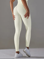 Leggings de yoga à pois en tricot sans couture pour femmes