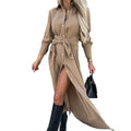 Robe T-shirt Maxi en coton pour femmes