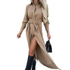 Robe T-shirt Maxi en coton pour femmes