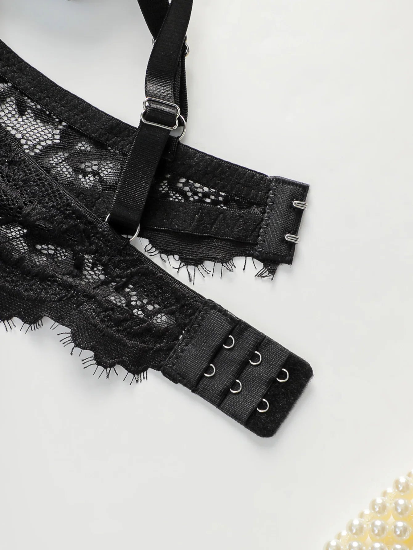 Soutien-gorge sexy en dentelle à carreaux pour femmes