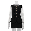 Ensemble deux pièces jupe et blazer pour femmes