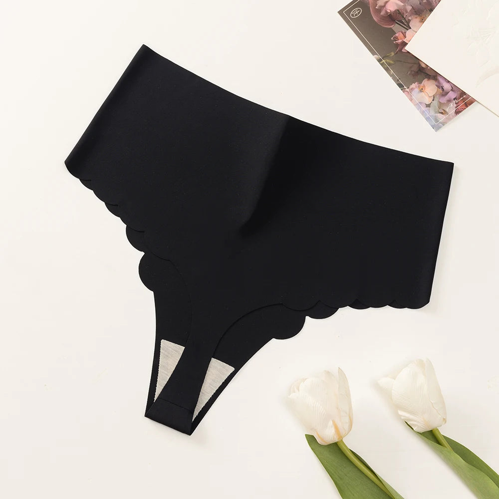 Culotte taille haute sans couture pour femmes