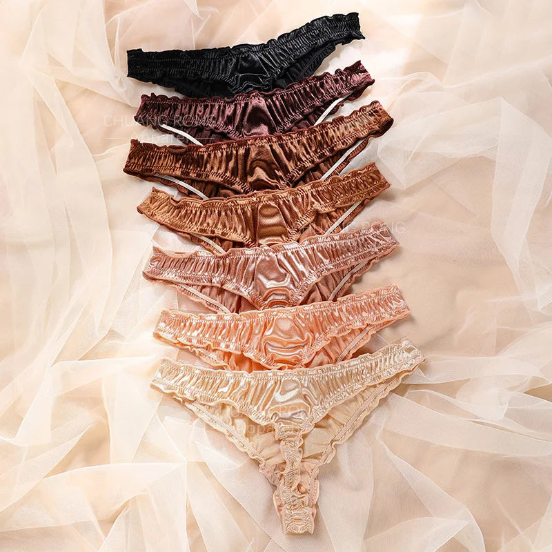 String Effet Soie Femme – Lingerie Discrète