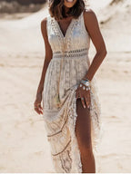Robe en dentelle pour femmes