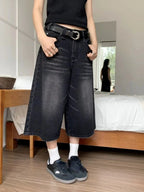 Short en jean taille basse pour femmes