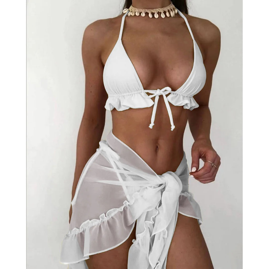 Maillot de bain trois pièces pour femme