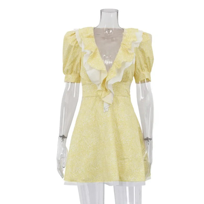 Robe élégante à imprimé floral pour femmes