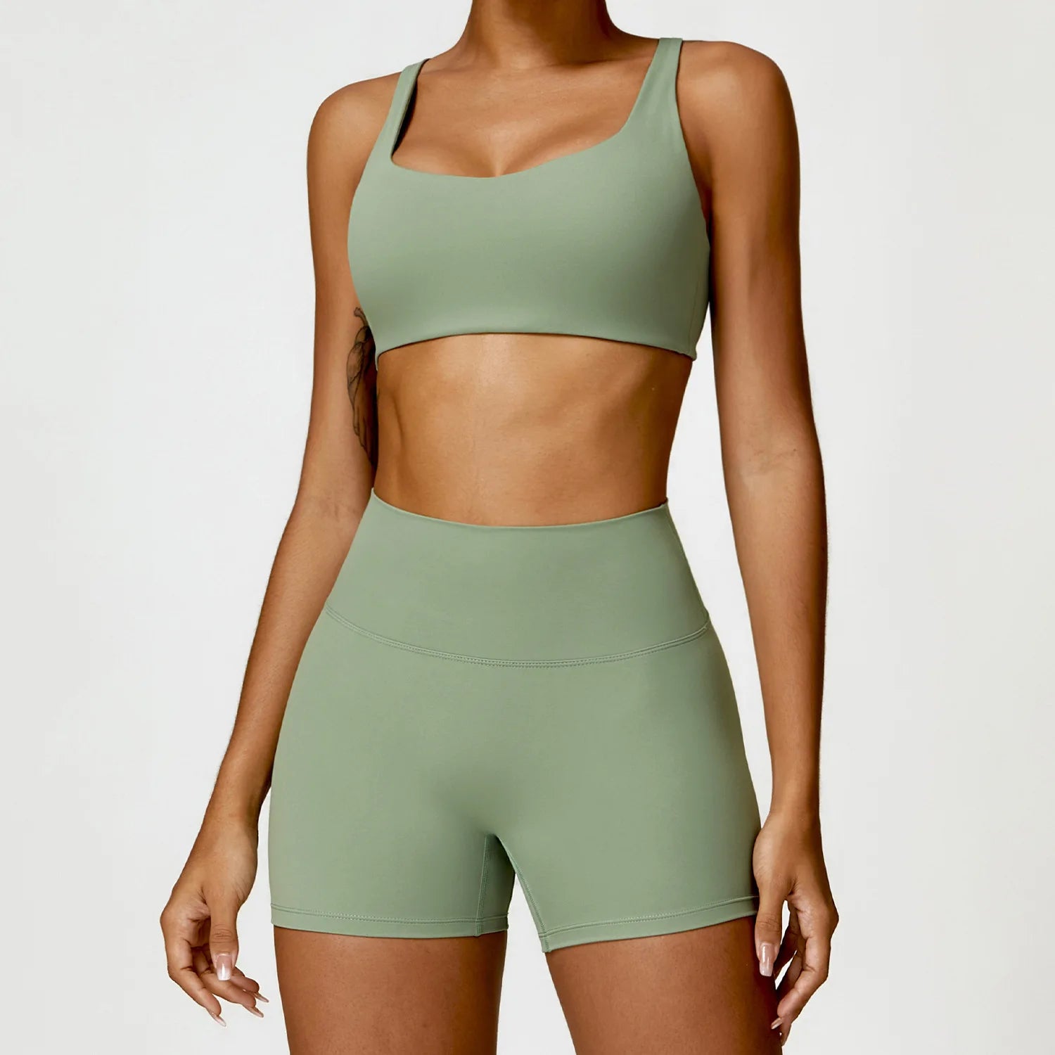 Ensemble 2 pièces de yoga sportif pour femmes