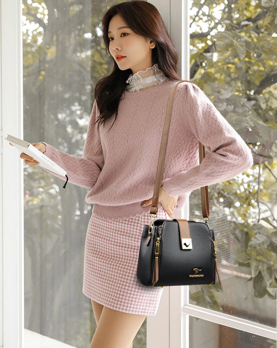 Sac à Main en cuir souple pour femmes