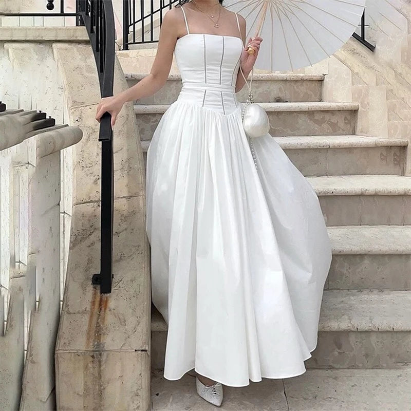 Robe longue d'été à imprimé floral pour femmes