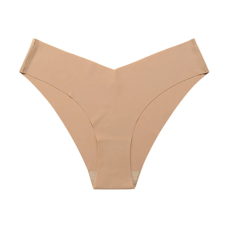 String en soie taille basse sans trace pour femmes