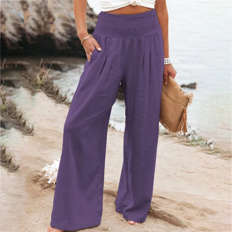Pantalon Ample Femme – Coupe Fluide