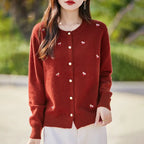 Pull coréen en tricot effet fourrure d'ours pour femmes