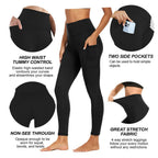 Pantalon de yoga grande taille avec poches pour femme