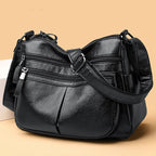 Sac à main en cuir véritable pour femmes