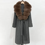 Manteau en laine de cachemire femmes