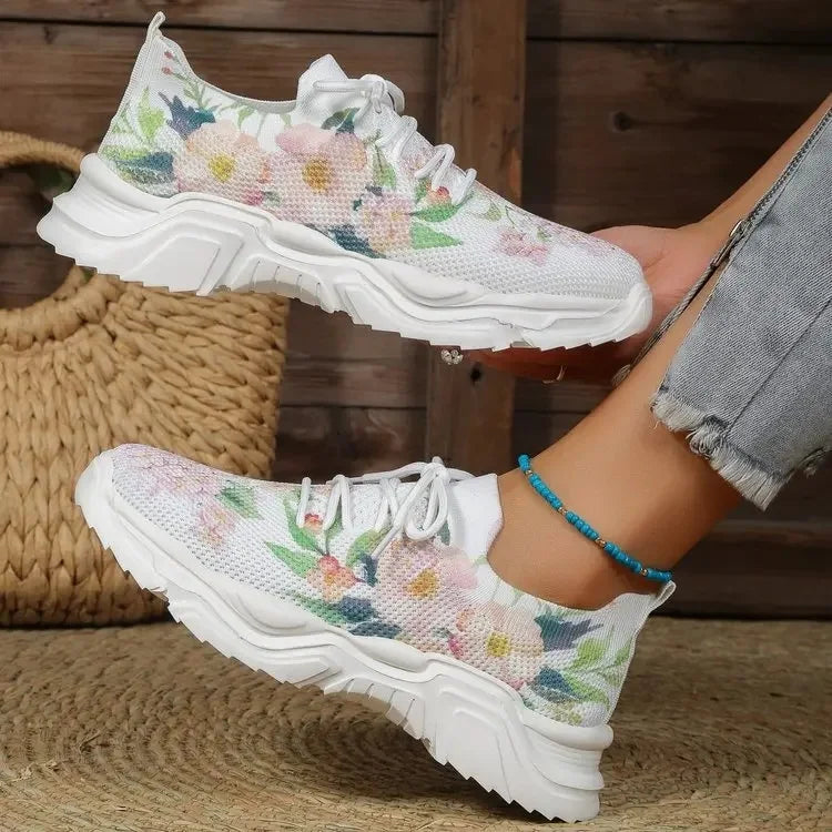 Chaussure décontractée à semelle plate pour femmes