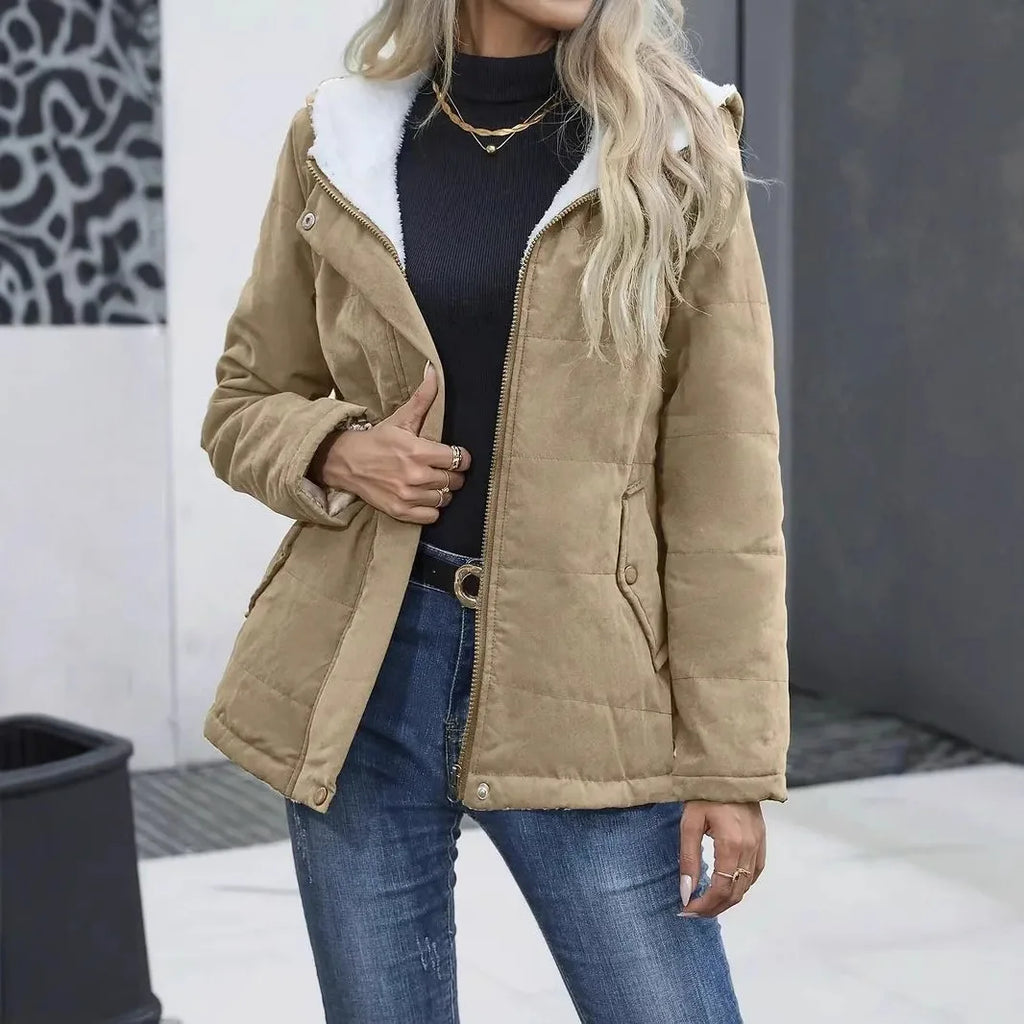 Parka à capuche pour femmes