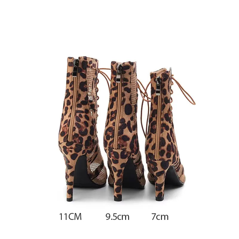 Bottines à talons noirs tendance pour femmes