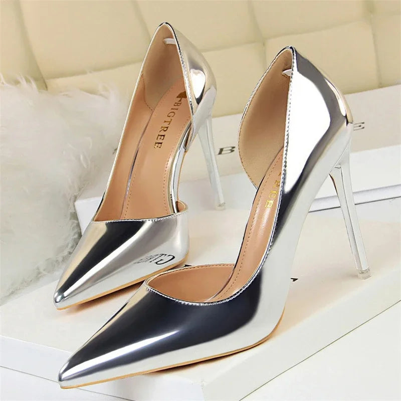 Escarpins à talons hauts et paillettes  pour femmes
