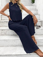 Ensemble pantalon ample et décontracté pour femmes
