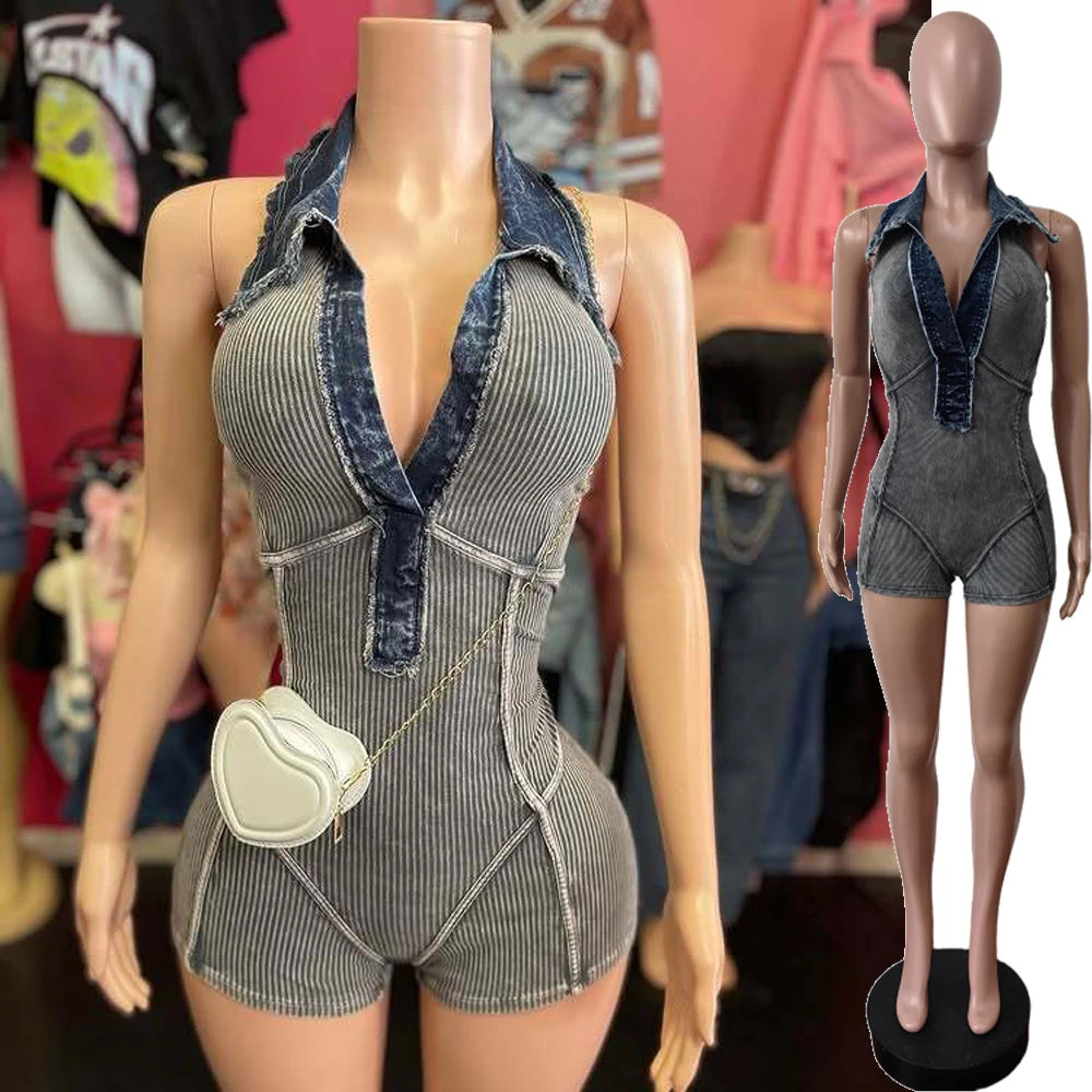 Combinaison en jean pour femmes